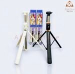 4-in-1 Bluetooth Selfie Stick with Tripod & LED Selfie Light - Image 3