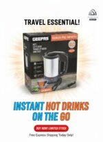 GEEPAS 12V Stainless Steel Car Kettle GK38041 - Image 5