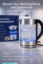Luumande UK Glass Electric Kettle 1.7L